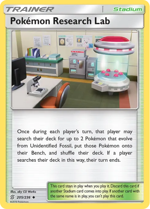 Pokémon Research Lab - Reverse Holo