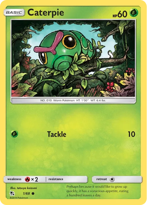Caterpie - Reverse Holo