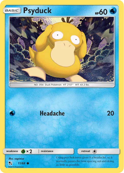 Psyduck - Reverse Holo