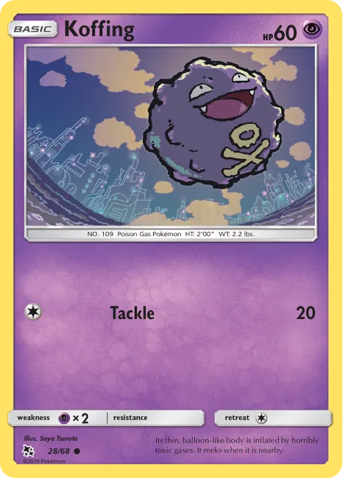 Koffing - Reverse Holo