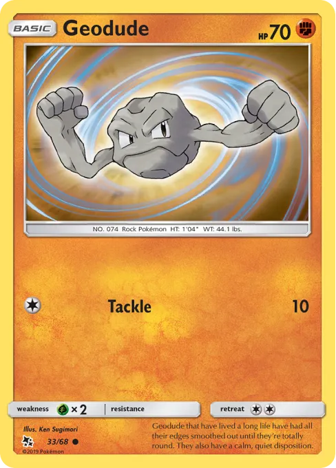 Geodude - Reverse Holo