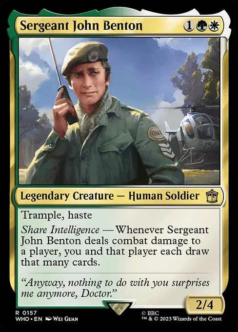 Sergeant John Benton - Foil