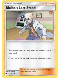 Blaine's Last Stand - Reverse Holo