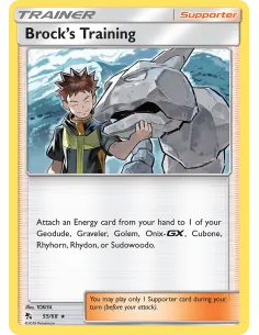 Brock's Training - Reverse Holo