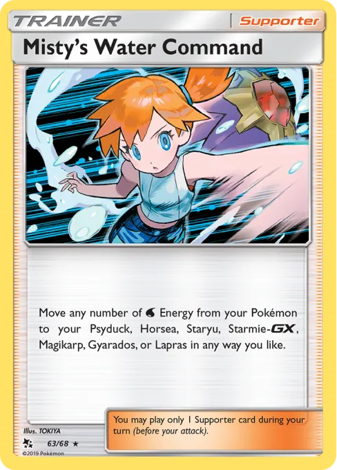 Misty's Water Command - Reverse Holo