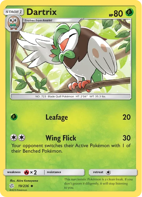 Dartrix - Reverse Holo