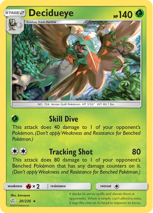 Decidueye - Reverse Holo