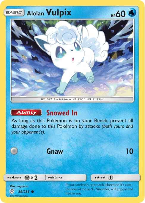 Alolan Vulpix - Reverse Holo
