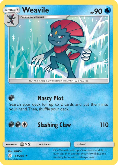 Weavile - Reverse Holo