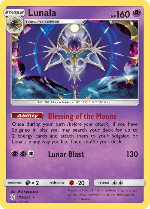 Lunala - Reverse Holo