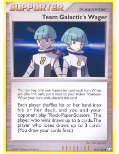 Team Galactic's Wager