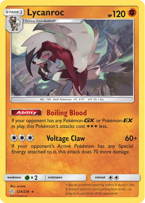 Lycanroc - Reverse Holo