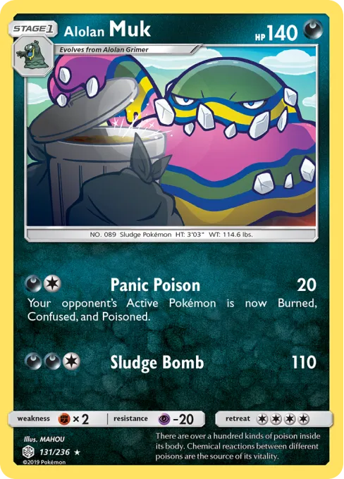 Alolan Muk - Reverse Holo