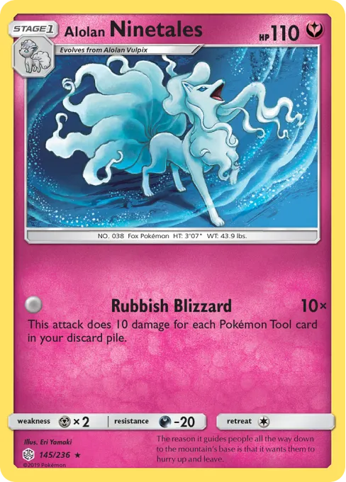 Alolan Ninetales - Reverse Holo