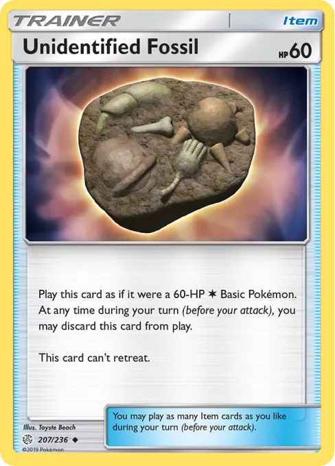 Unidentified Fossil - Reverse Holo