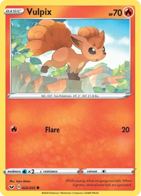 Vulpix - Reverse Holo