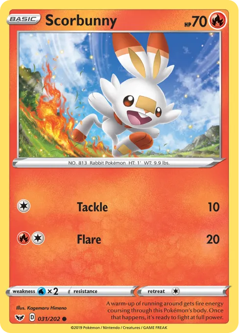 Scorbunny - Reverse Holo