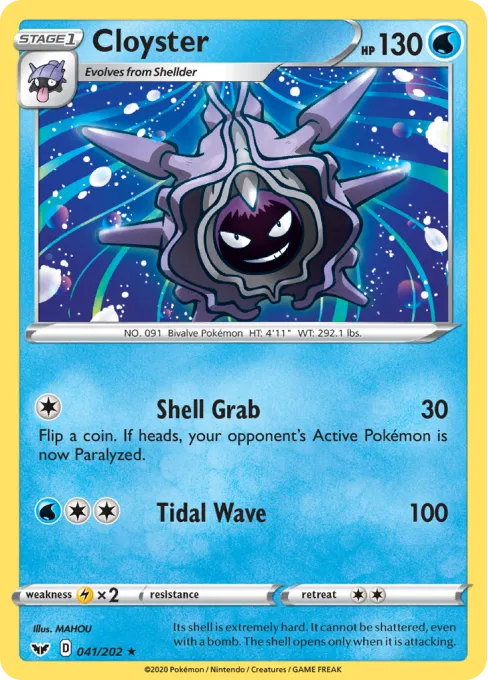 Cloyster - Reverse Holo