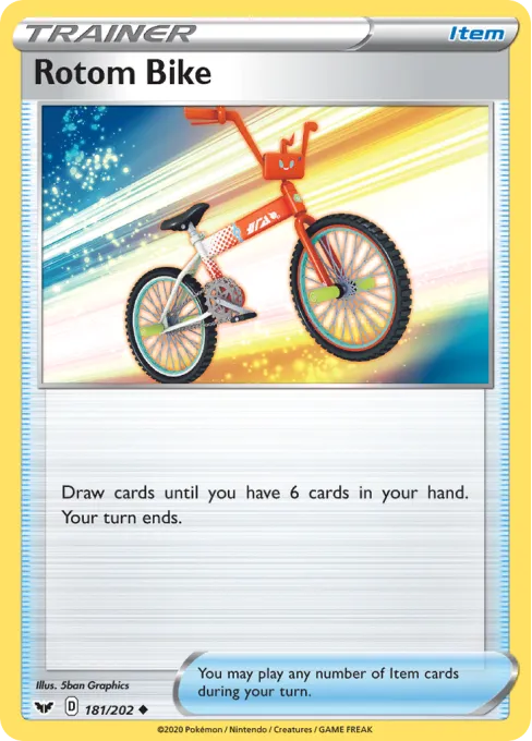 Rotom Bike - Reverse Holo