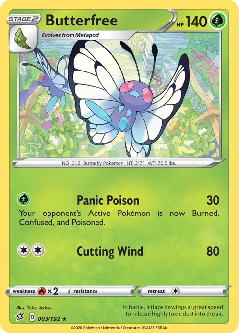 Butterfree - Reverse Holo