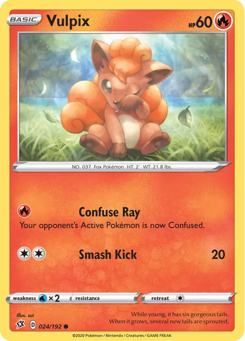 Vulpix - Reverse Holo