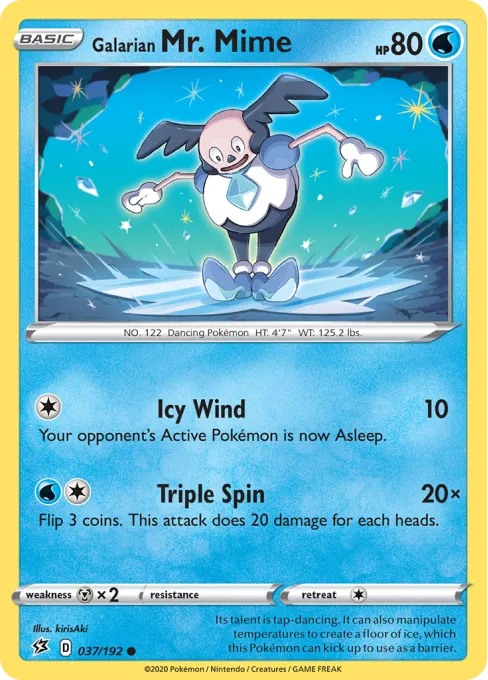 Galarian Mr. Mime - Reverse Holo