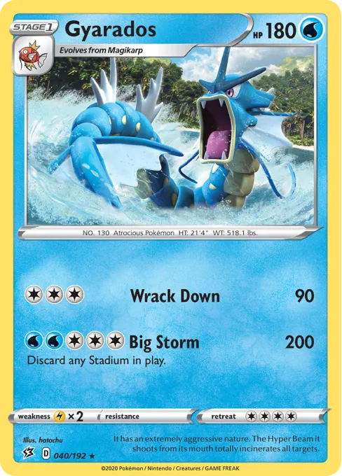 Gyarados - Reverse Holo