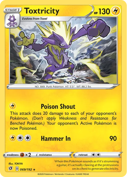 Toxtricity - Reverse Holo