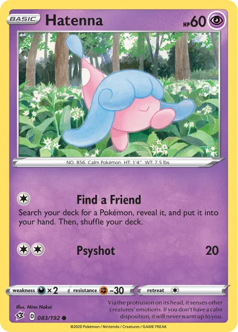 Hatenna - Reverse Holo