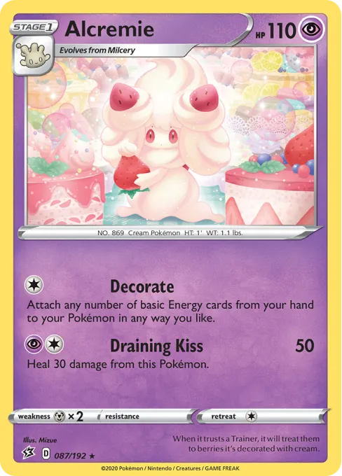 Alcremie - Reverse Holo
