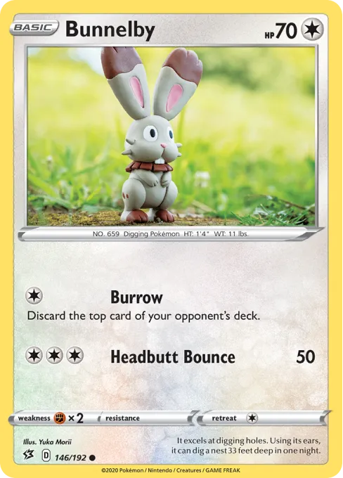 Bunnelby - Reverse Holo