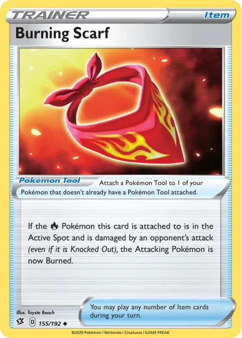 Burning Scarf - Reverse Holo