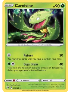 Carnivine - Reverse Holo