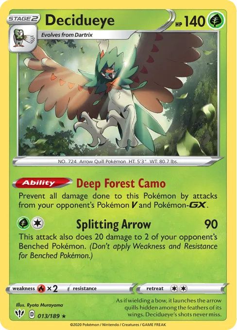 Decidueye - Reverse Holo
