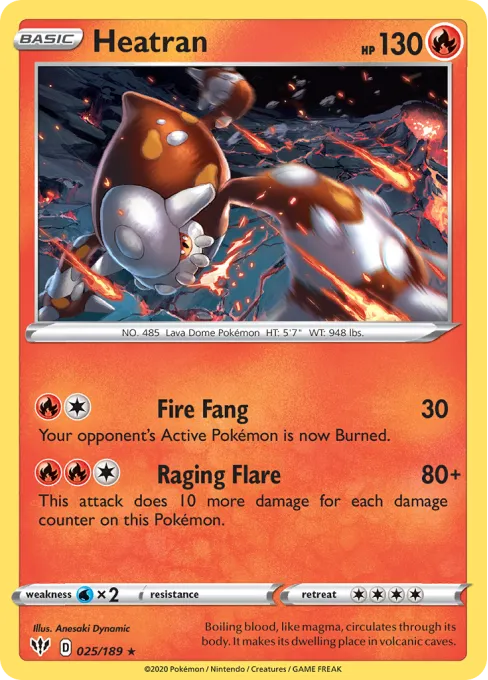 Heatran - Reverse Holo