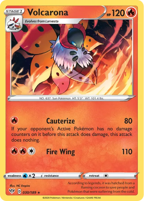 Volcarona - Reverse Holo
