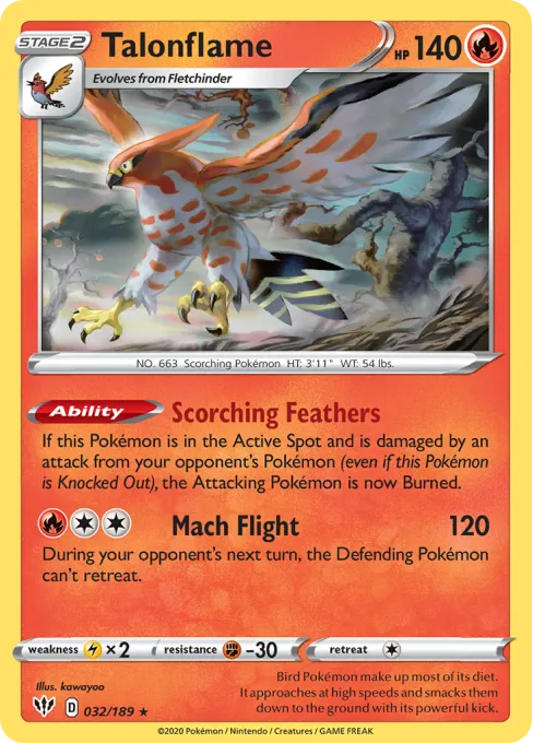 Talonflame - Reverse Holo
