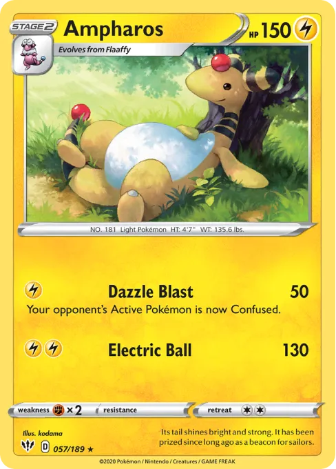 Ampharos - Reverse Holo