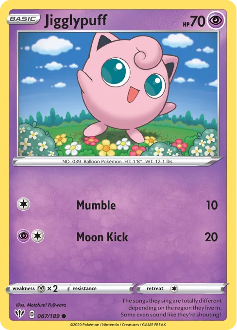 Jigglypuff - Reverse Holo