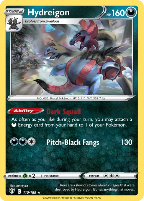 Hydreigon - Reverse Holo