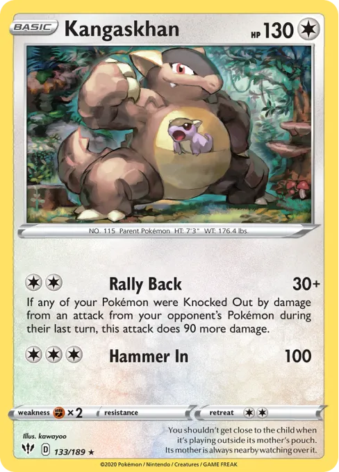 Kangaskhan - Reverse Holo