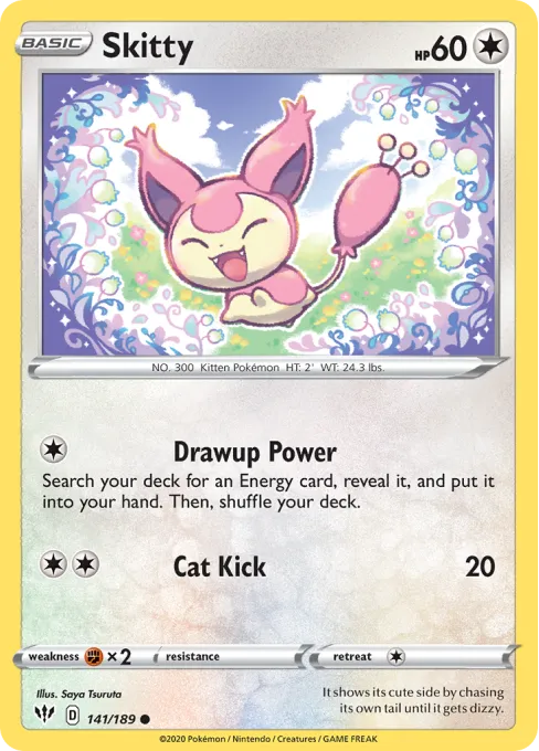 Skitty - Reverse Holo