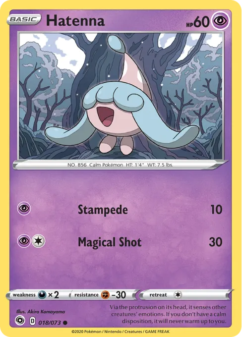 Hatenna - Reverse Holo