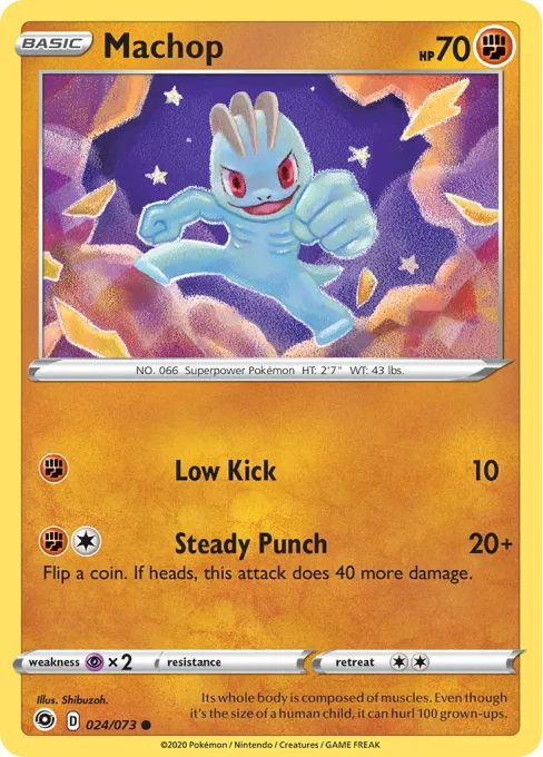 Machop - Reverse Holo
