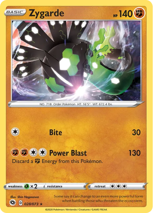 Zygarde - Reverse Holo
