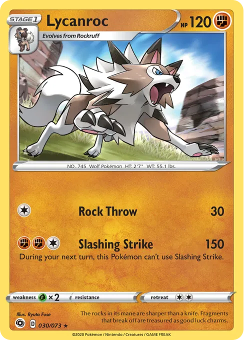 Lycanroc - Reverse Holo