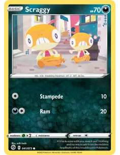 Scraggy - Reverse Holo