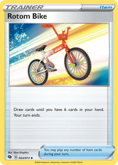 Rotom Bike - Reverse Holo