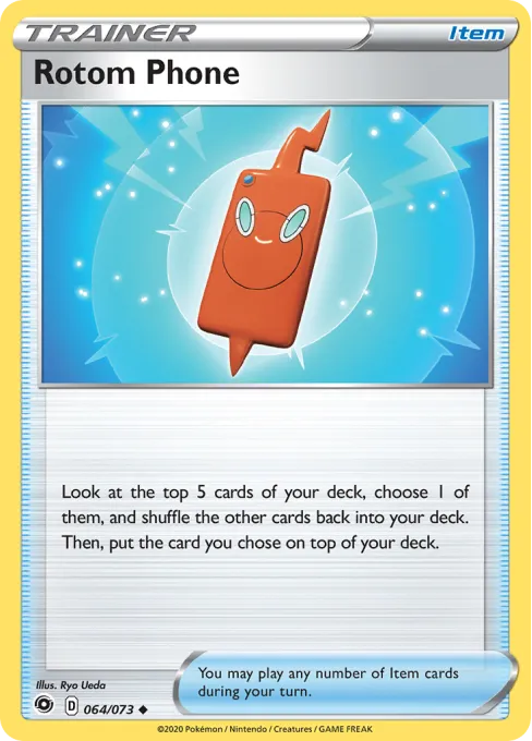 Rotom Phone - Reverse Holo