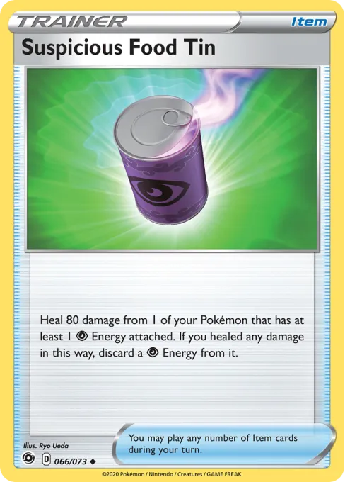 Suspicious Food Tin - Reverse Holo